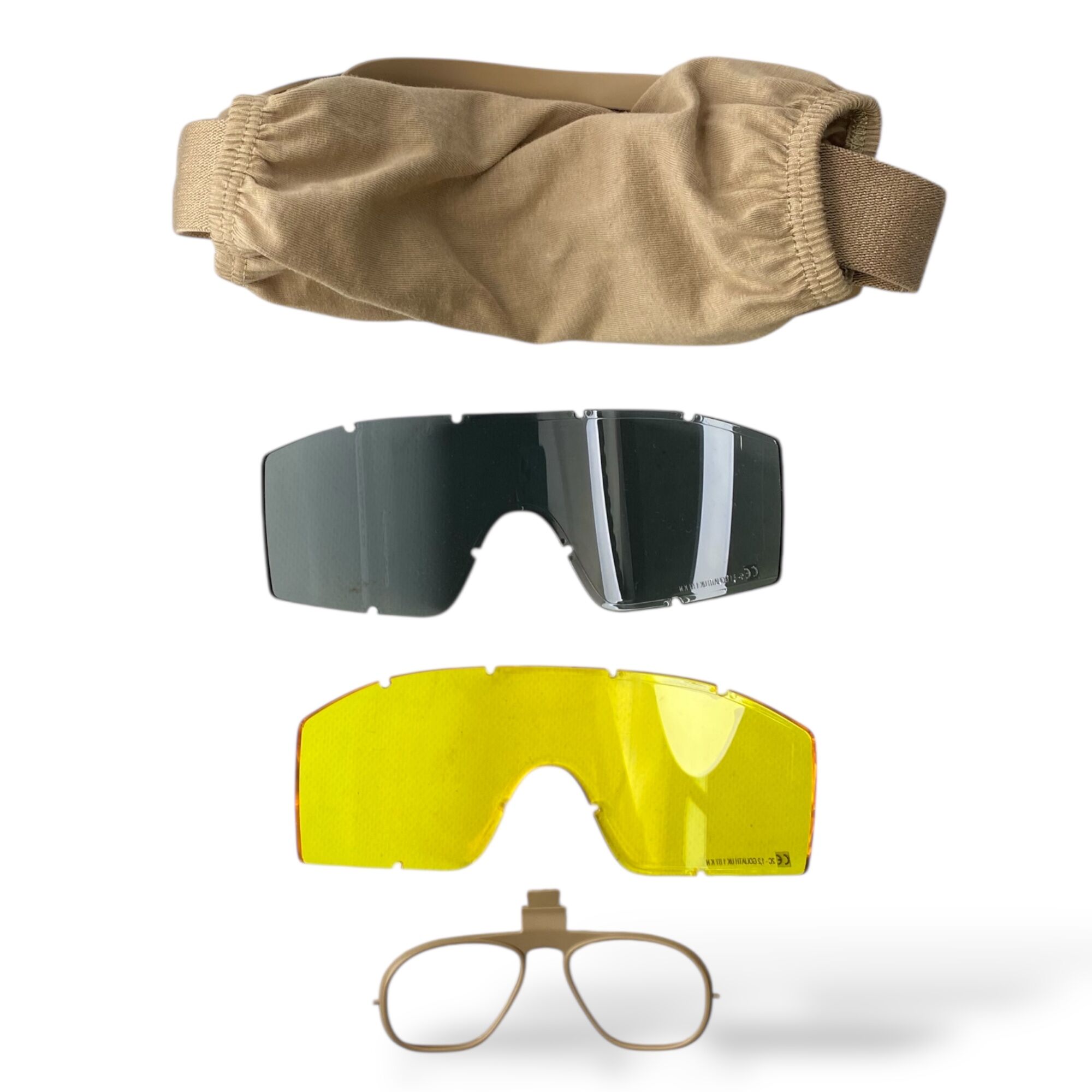 Окуляри-маска тактичні GOLIATH із трьома змінними лінзами